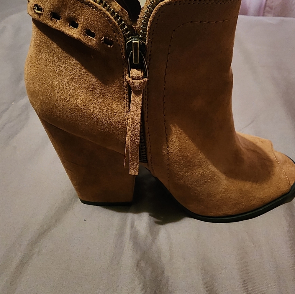 DV by Dolce Vita Brown Ankle Booties